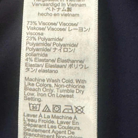 J. Crew Factory Ponte work blazer AS336 12 Navy Blue - Picture 10 of 11